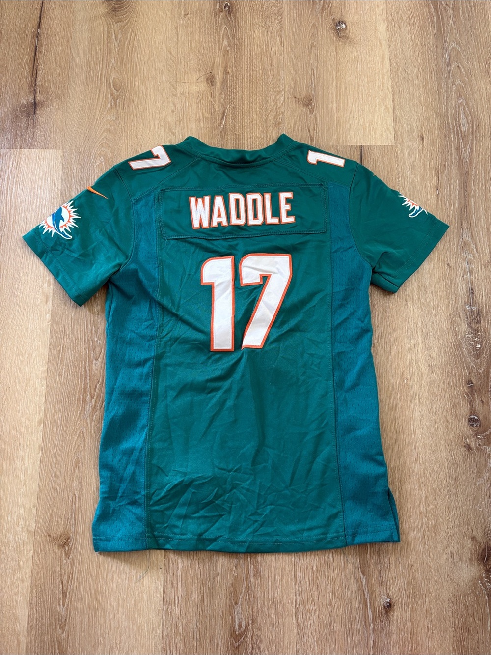 Nike NFL Teal Miami Dolphins Football Jersey - Picture 4 of 7